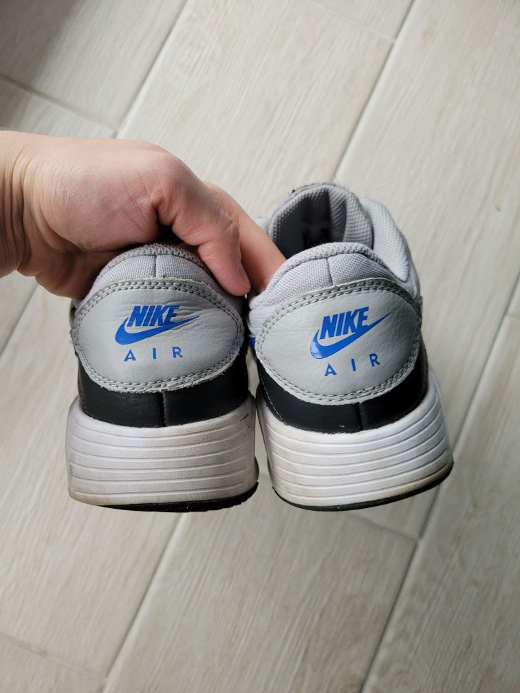 Szaro czarne męskie buty do kostek na wiązanie Nike Air Max SC 40