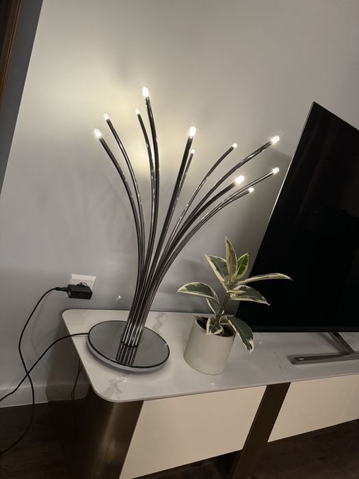 Lampa Ikea srebrna