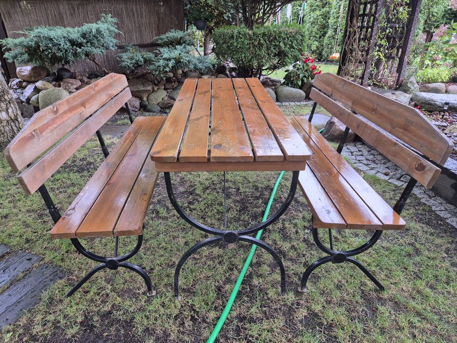 Komplet mebli ogrodowych-skladany