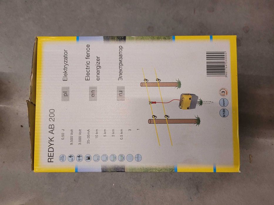 Elektryzator akumulatorowo-bateryjny REDYK AB200 - 0,5/0,3 J