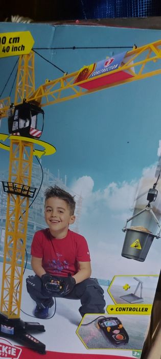 Dźwig z pilotem  dla chlopca