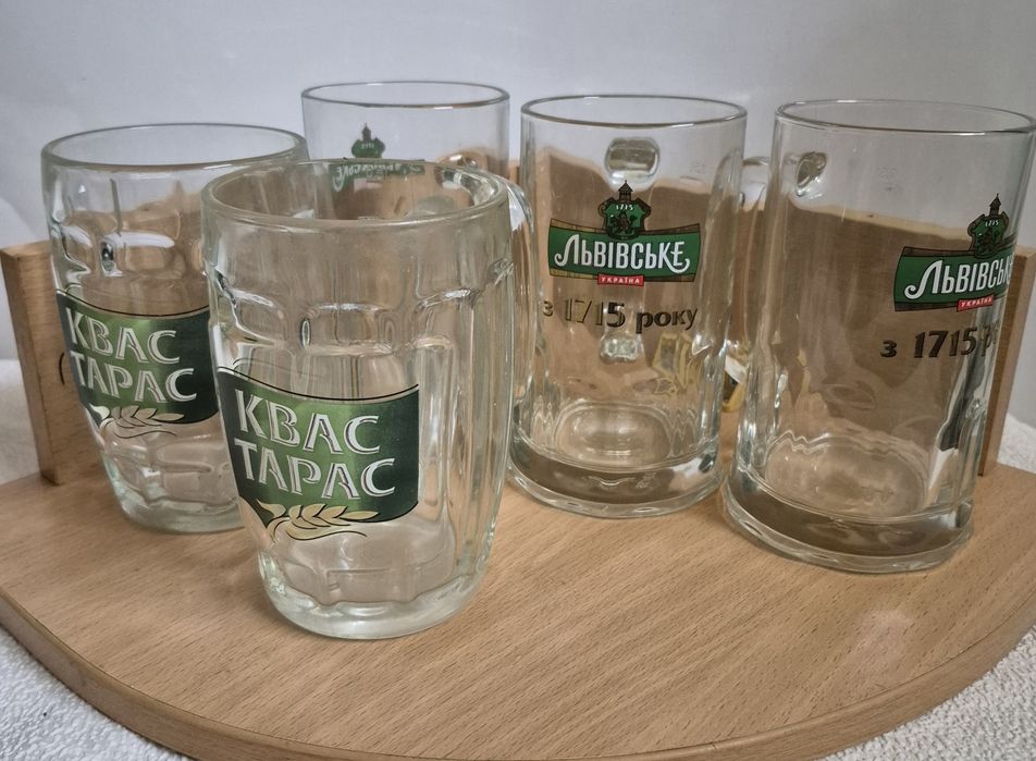 Продам пивні бокали б/у