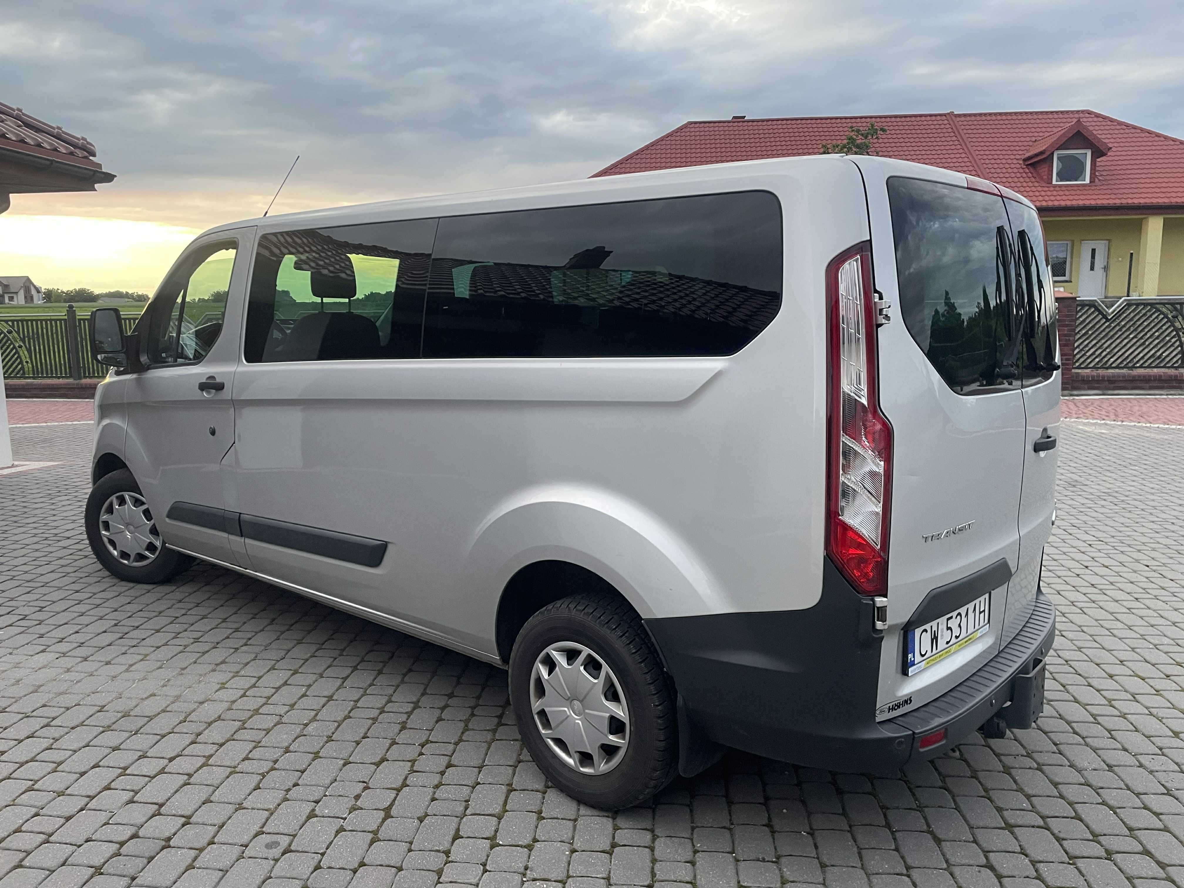 Ford Transit Custom Long/9-osobowy/nawiewy/nowy rozrzad!raty od 899zł!