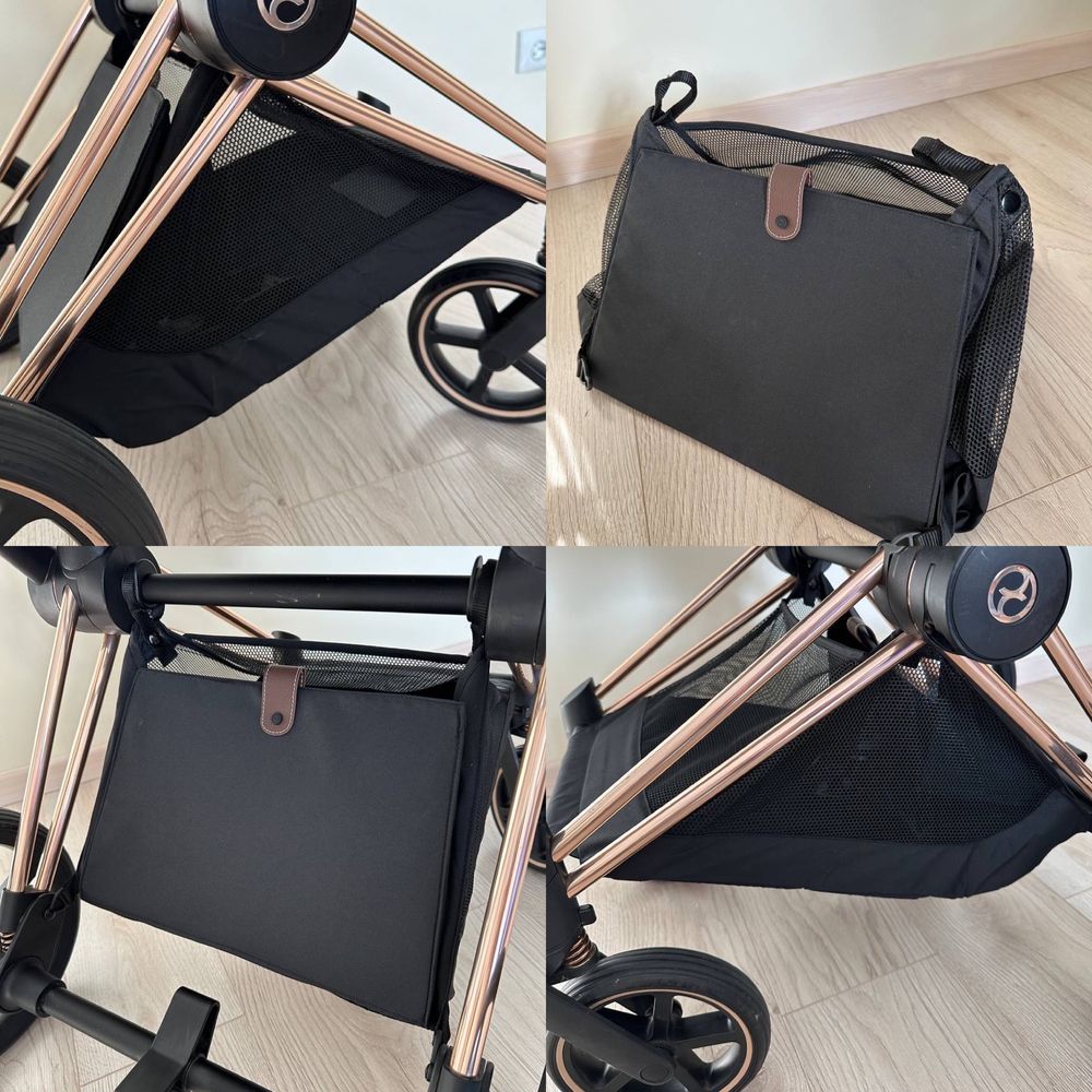 Аксесуари Cybex, адаптери, дощовик, колеса, корзини ,конверт