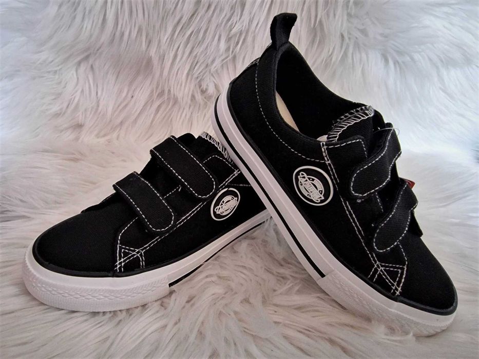 Buty trampki tenisówki dziecięce dla chłopca czarne rozmiar 32
