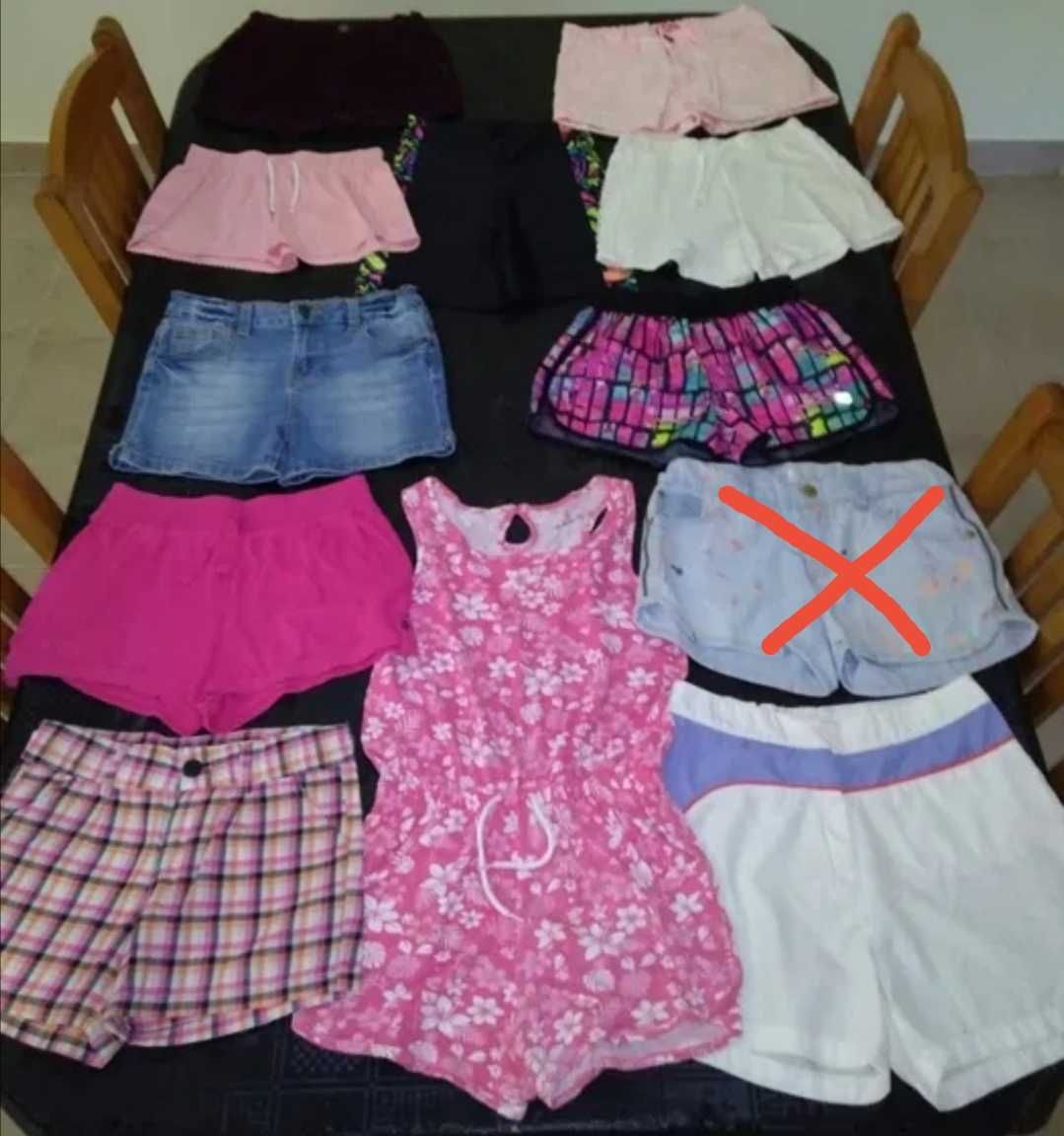 Calções de Menina dos 9 aos 10 Anos