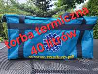 Torba termiczna 40 litrów Makro/ duża 35 cm x 60 cm/ używana/