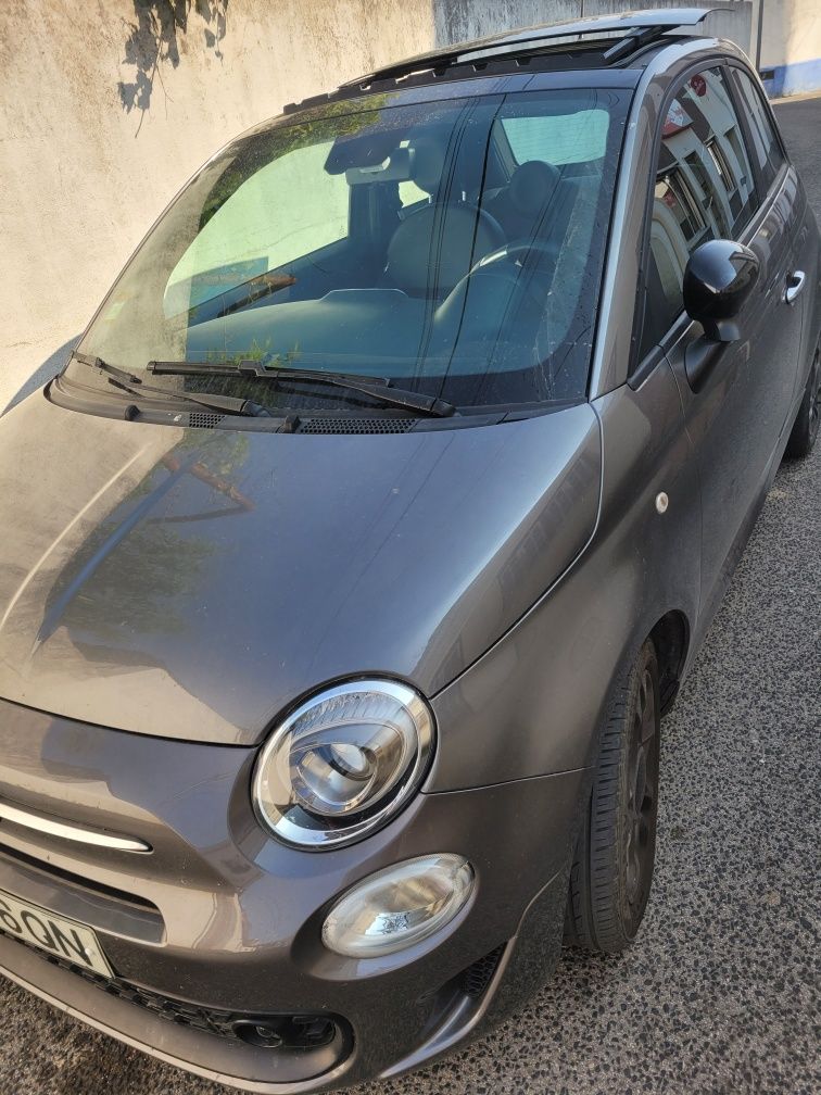 Fiat 500 Connect 1.0 Hybrid cinza pompei