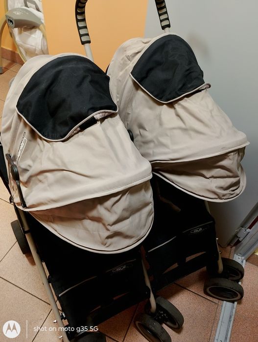Wózek spacerowy parasolka bliźniaczy
