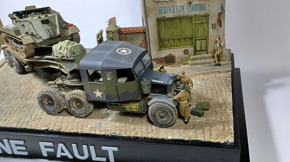 Profesjonalnie wykonana diorama 1/35