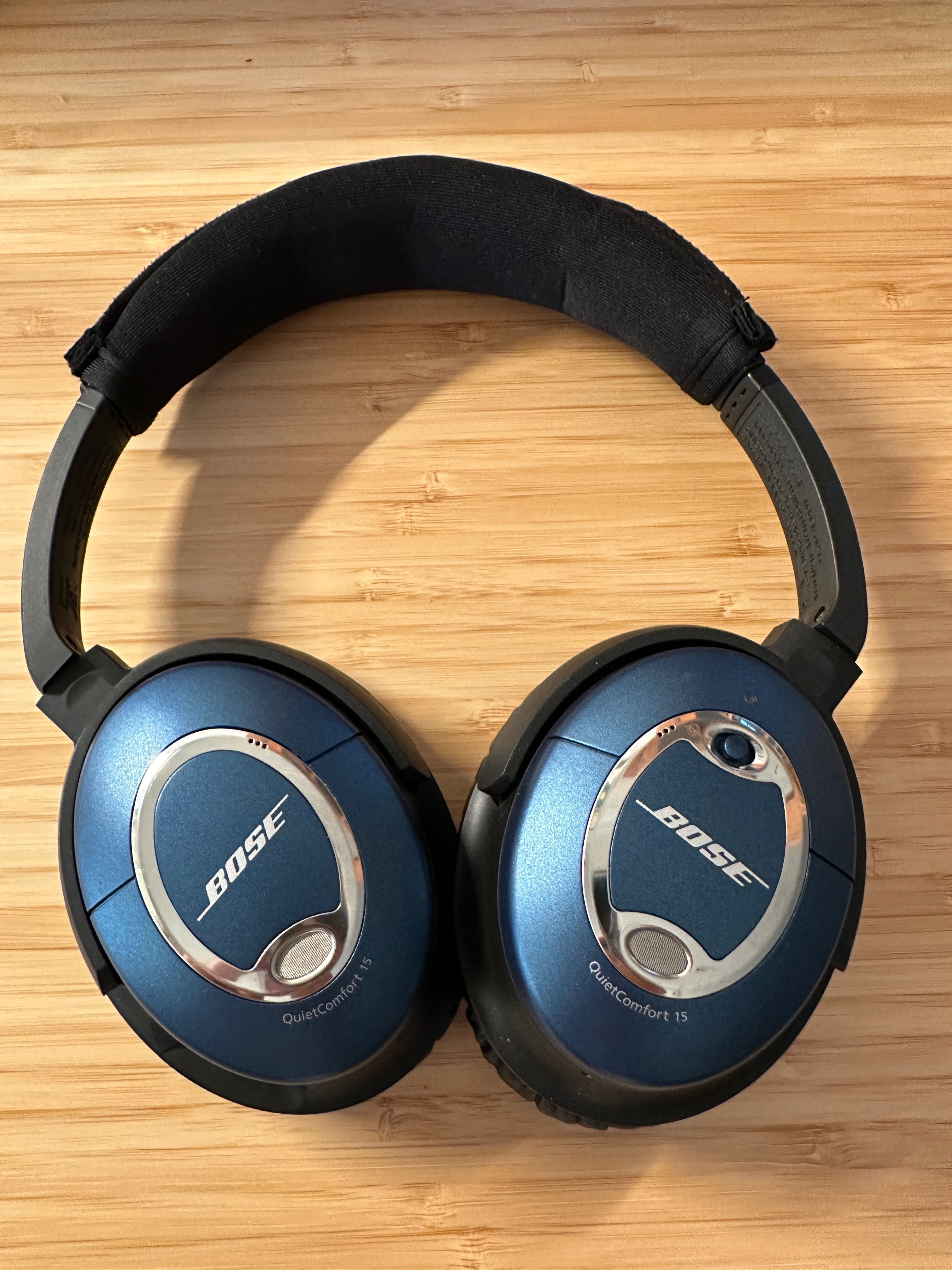 Bose QC 15 - Noise Canceling - Blue Edition