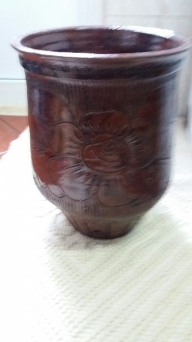 vaso vidrado