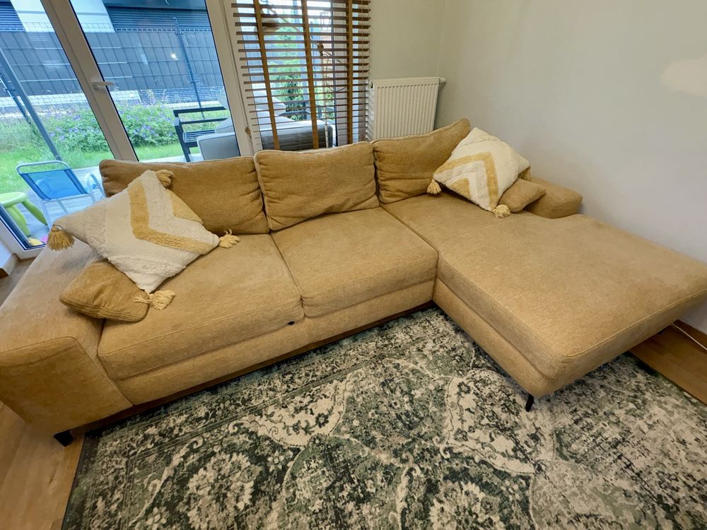 Sofa narożna z funkcją spania, narożnik