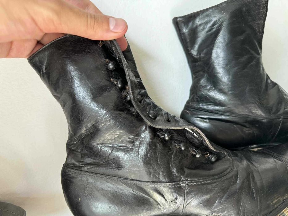 Buty antyk XIX wiek przedwojenne 1900 secesja