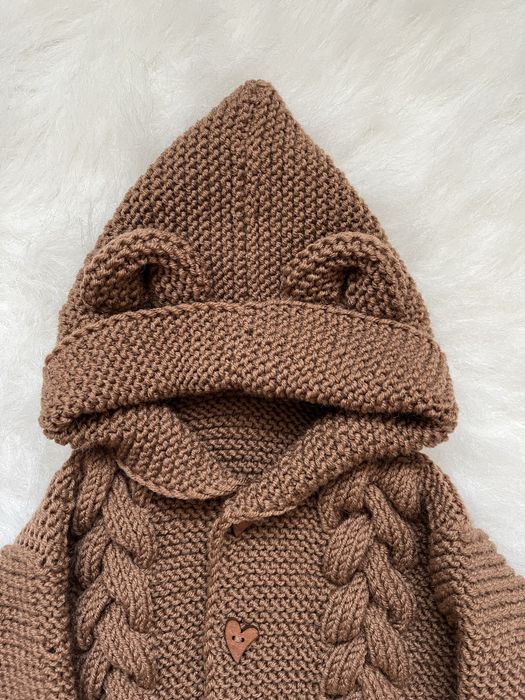 Дитячий вʼязаний комбінезон