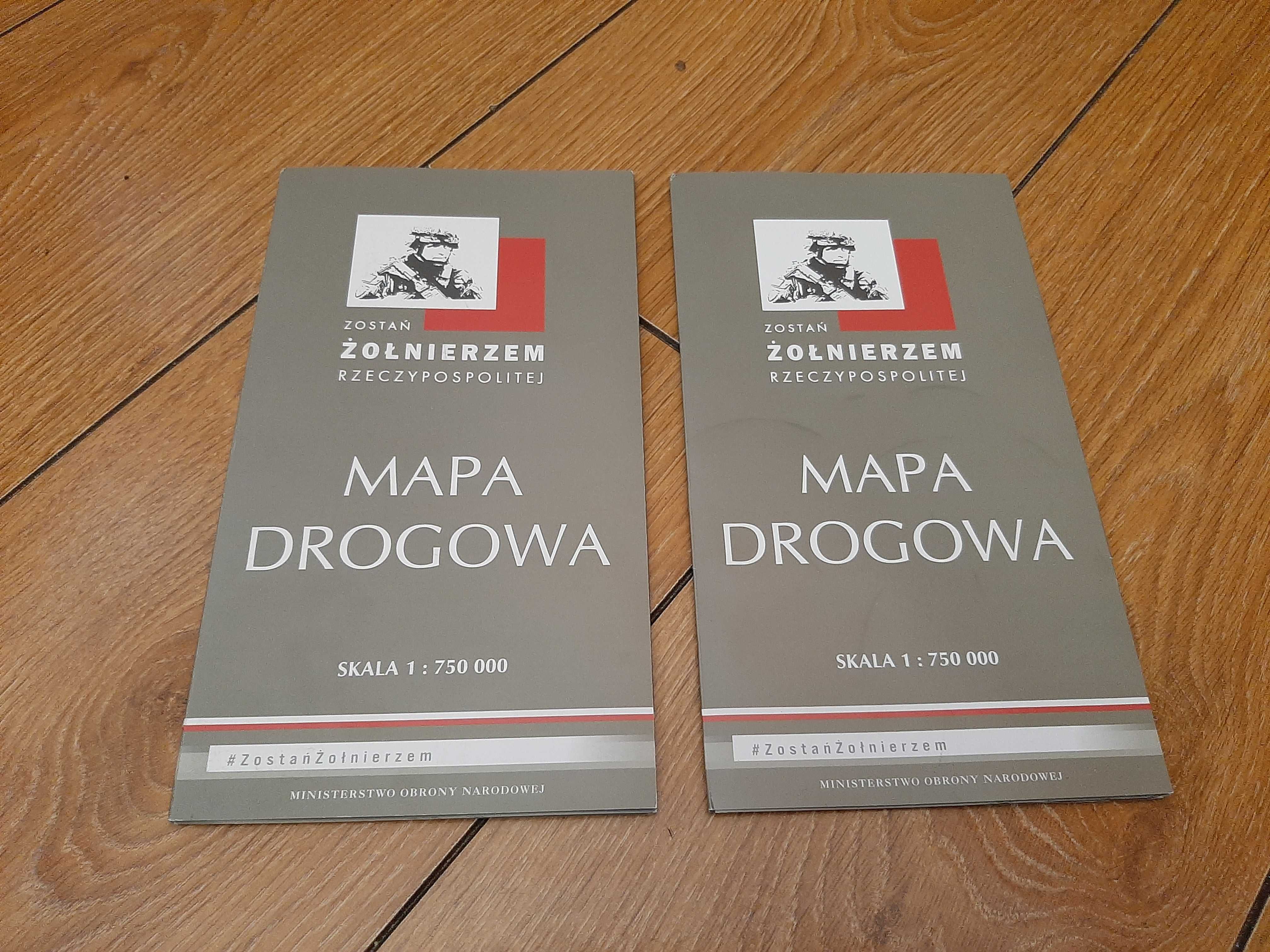 Mapa drogowa skala 1:750 000 - 1 szt.