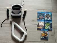 Sony PlayStation PS VR 1, 2 kontrolery move, kontroler  4 Aim