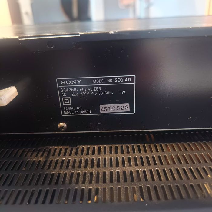 Wzmacniacz Pioneer i korektor Sony