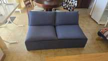 Sofa cama casal azul