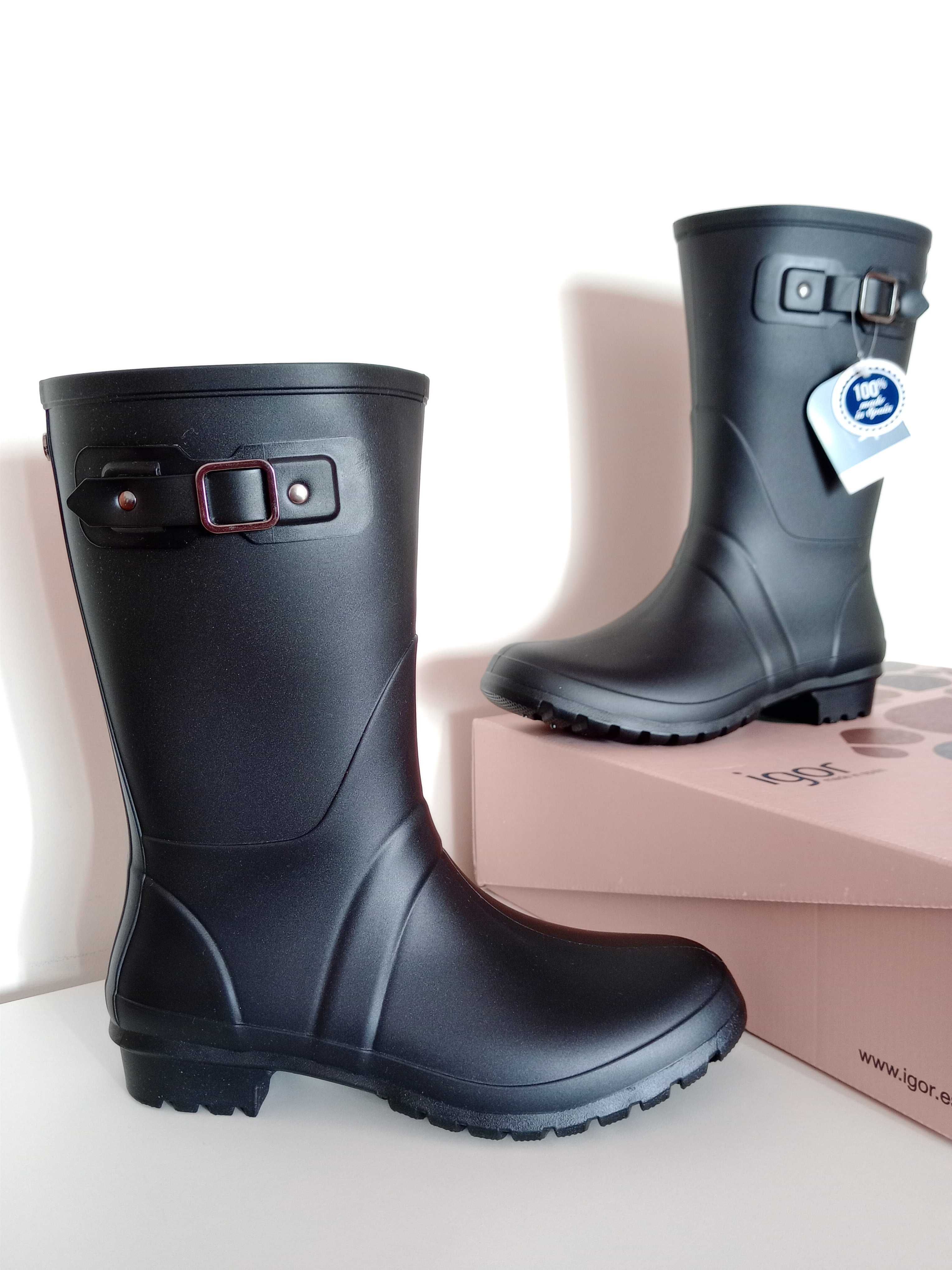 IGOR Botas Galochas Inverno para mulher meio cano - 38 - NOVAS