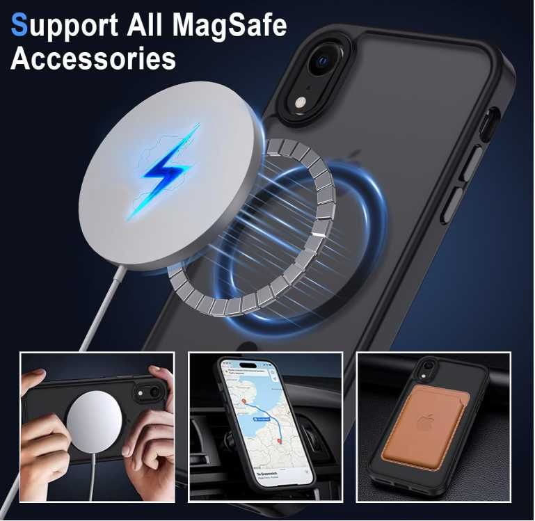 Etui na telefon komórkowy iPhone XR ze szkłem pancernym 9H