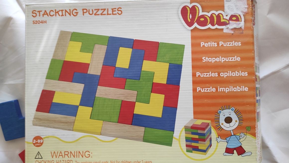 Viola drewniane klocki puzzle