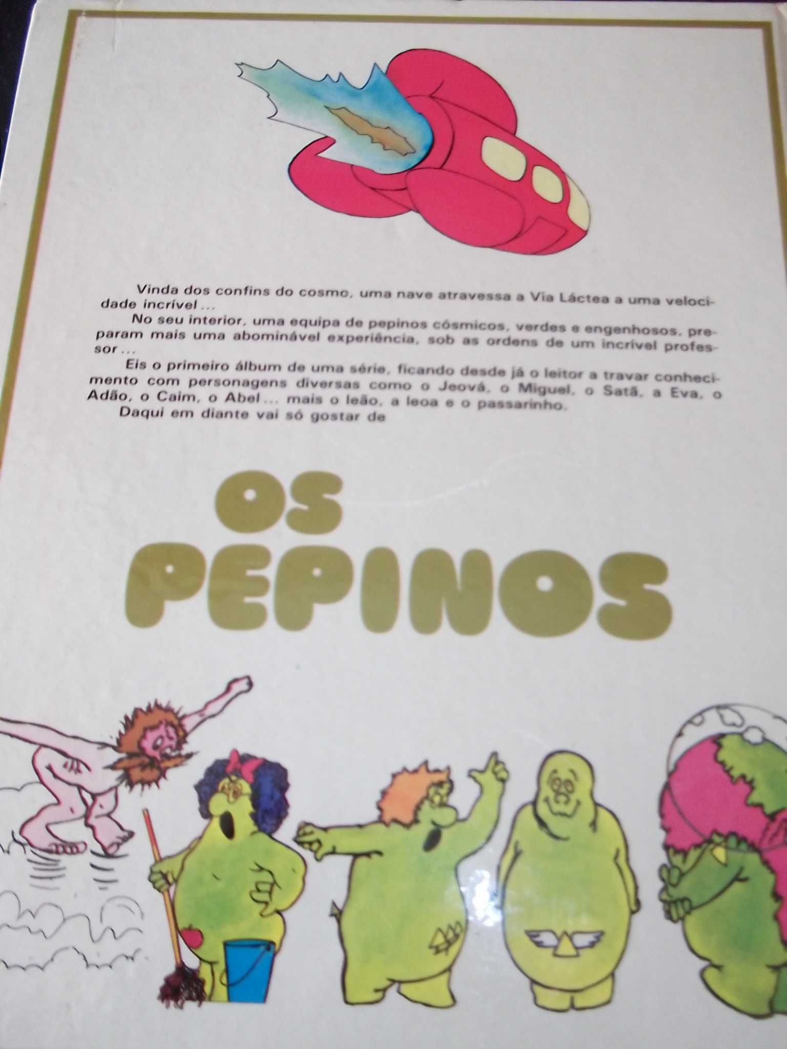 Livro BD Os pepinos Villar de Souza Europa-América 1983