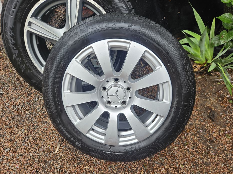 Диски з гумою колеса 5×112 r16 мерседес оригінал r16 a2124010102 гума