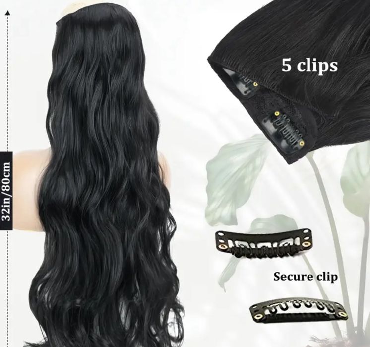 волосся на заколках