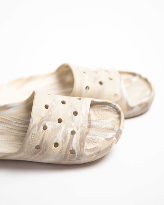 Мужские шлепанцы Crocs Classic Marbled Slide (3 цвета) Оригинал