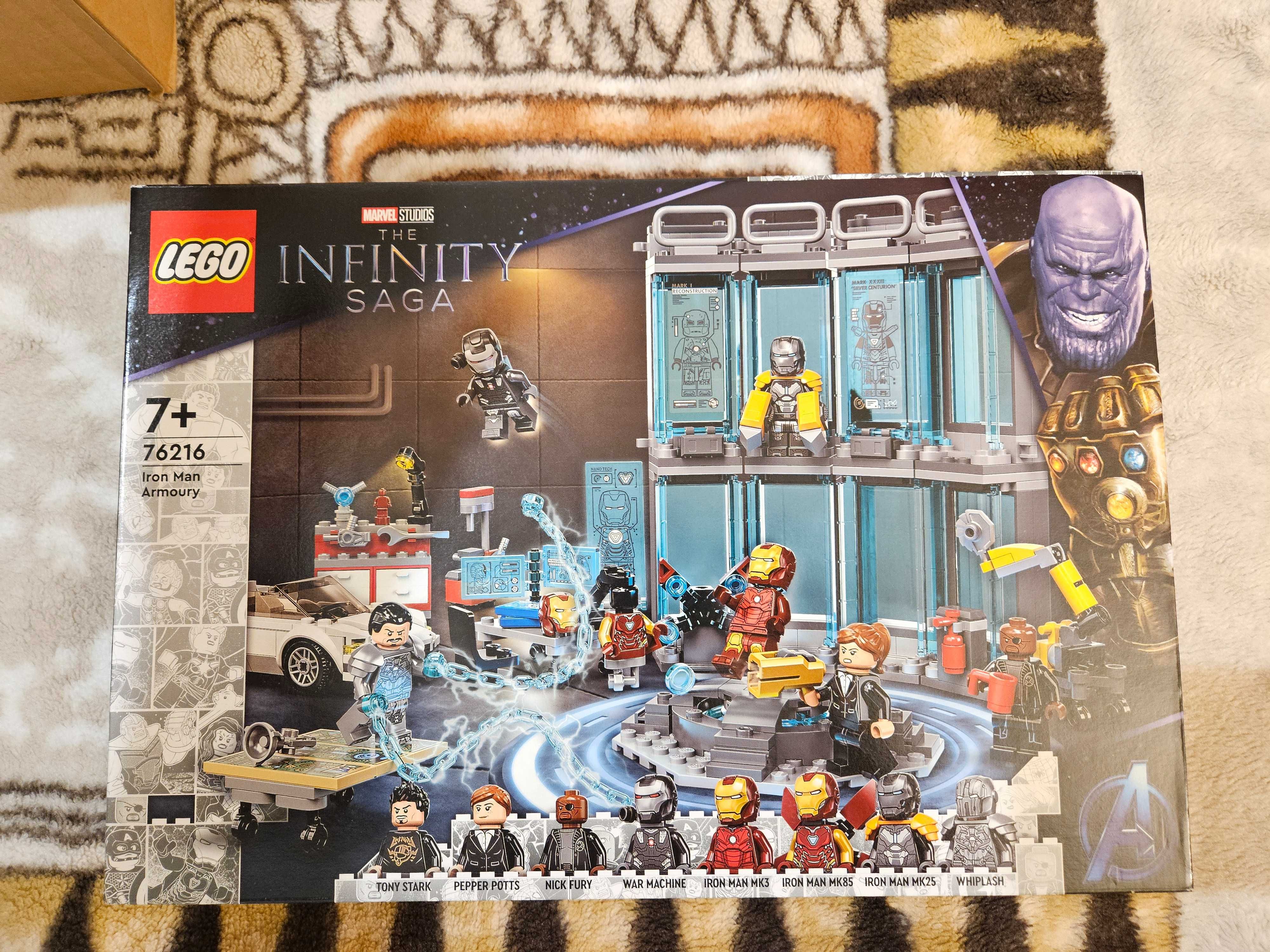 LEGO 76216 Marvel Super Heroes - Zbrojownia Iron Mana