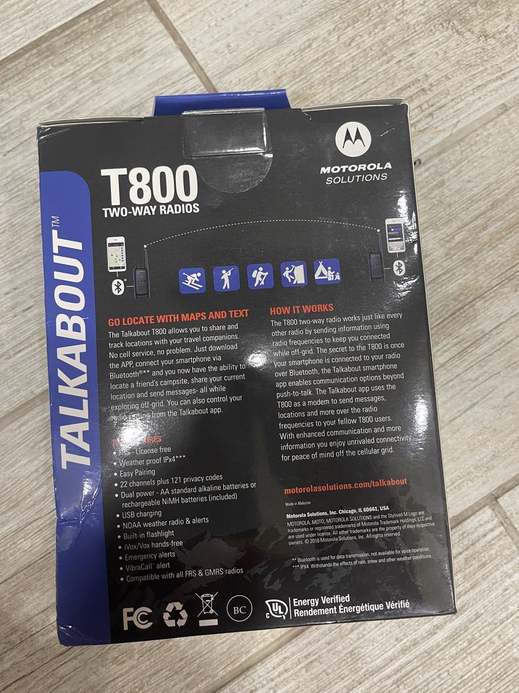 Рация Motorola Talkabout T800