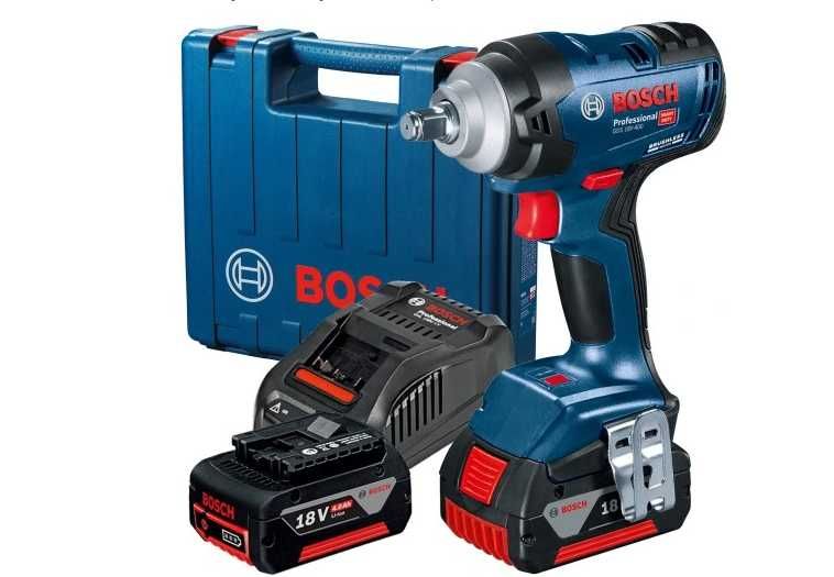 Klucz udarowy 18V 2x 5,0Ah 400Nm 1/2" Walizka Bosch GDS 18V-400
