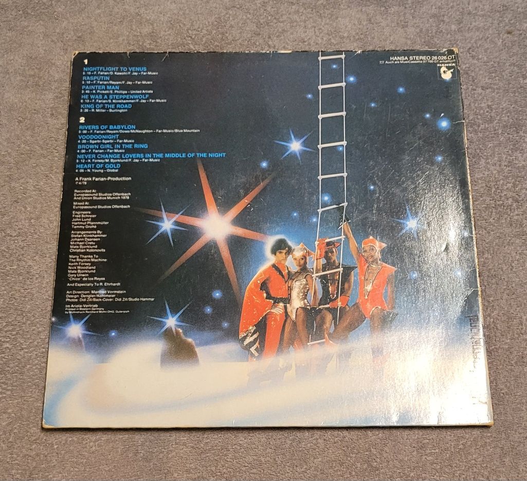 Boney M. – Nightflight to Venus 1978, Niemcy, winyl, kolekcjonerski