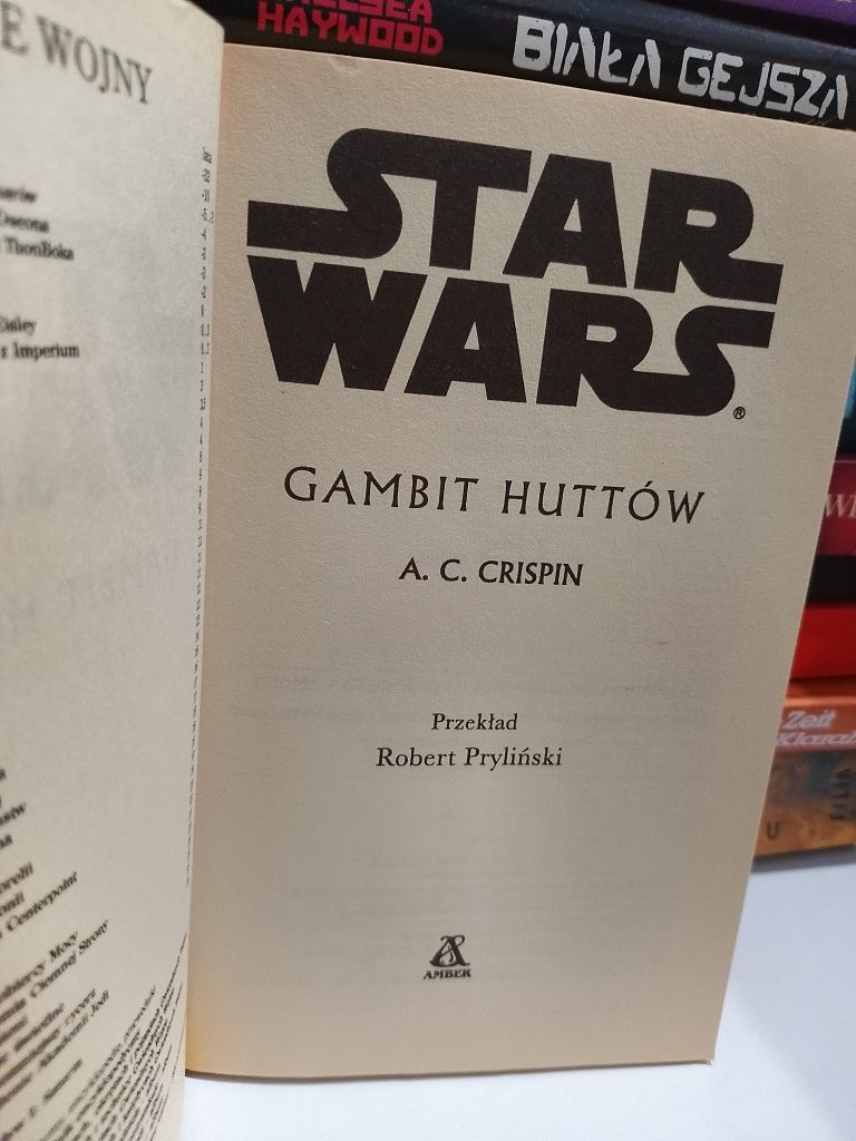 Star wars tom II trylogii Hana solo Gambit Huttów A. C. Crispin