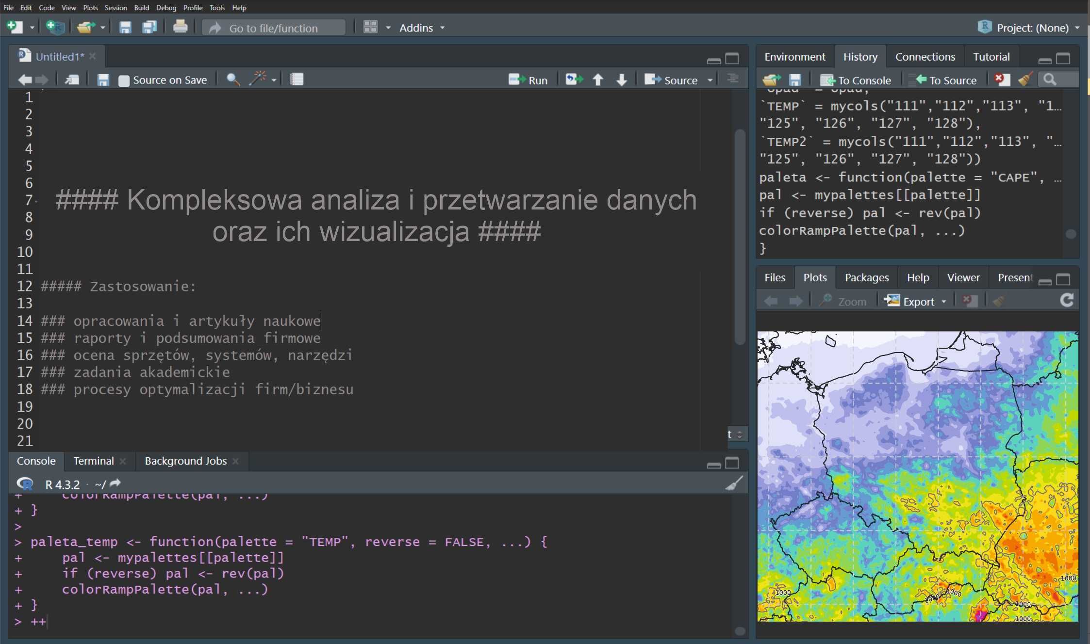 Analiza danych | R, Python | Raporty naukowe i firmowe | Wizualizacje