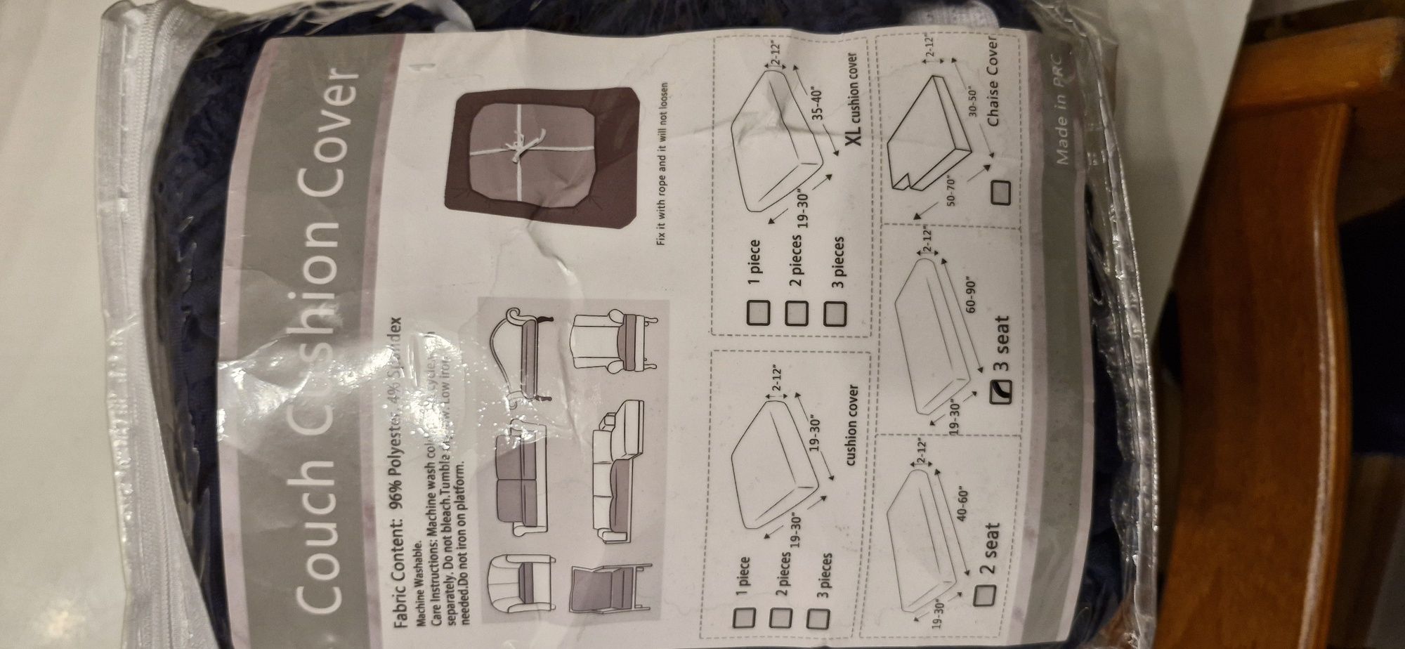 Pokrowiec na kanapę 3 osobową