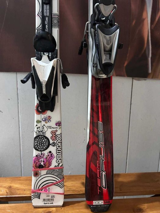 Piękne narty dla dziewczynki Rossignol- 130 cm- 489zł/ Sklep-Serwis