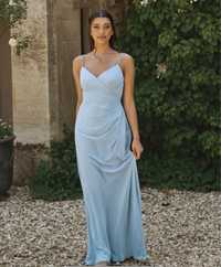 Piekna niebieska suknia na wesele Infinity rozmiar 42