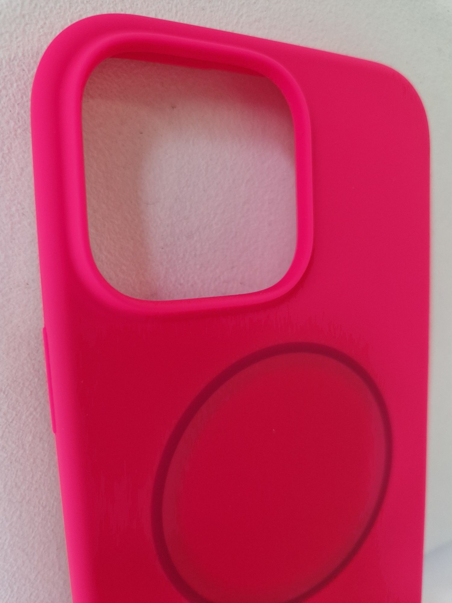 Magsafe Slim Silicone do Iphone 16 Pro Max różowy