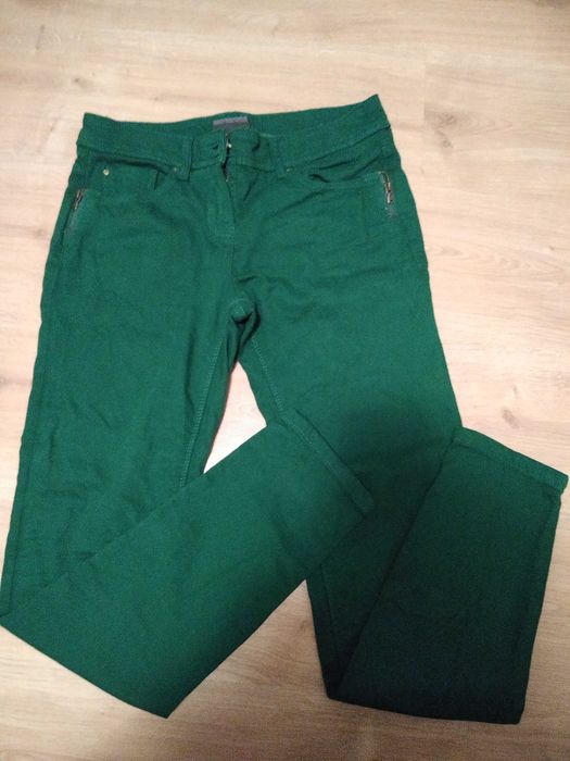 Zielone jeansy rozm. 38 Yessica C&A