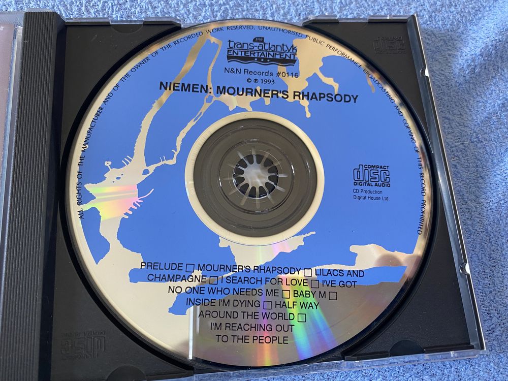 Niemen Mourner’s Rhapsody CD usa