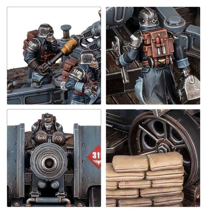 Warhammer 40000  Astra Militarum Krieg Artillery Team