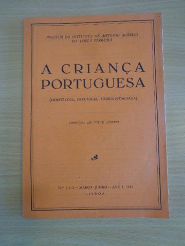 Antigo Livro A Criança Portuguesa N1 e 2 Ano 1942 Boletim do Instituto