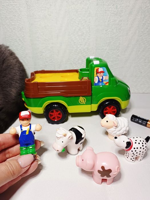 Трактор музичний  Keenway ELC інтерактивний сортер машинка Ферма Wow