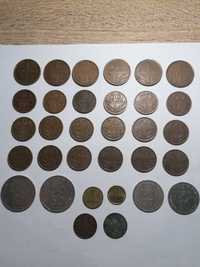 Conjunto de 32 moedas valor actual de 9,96