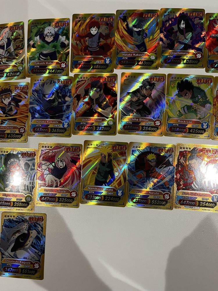 Karty naruto od 001 do 064