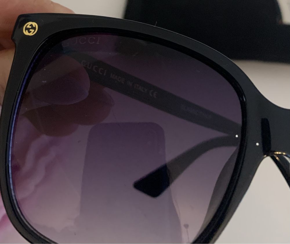 Gucci okulary przeciwsłoneczne czarne