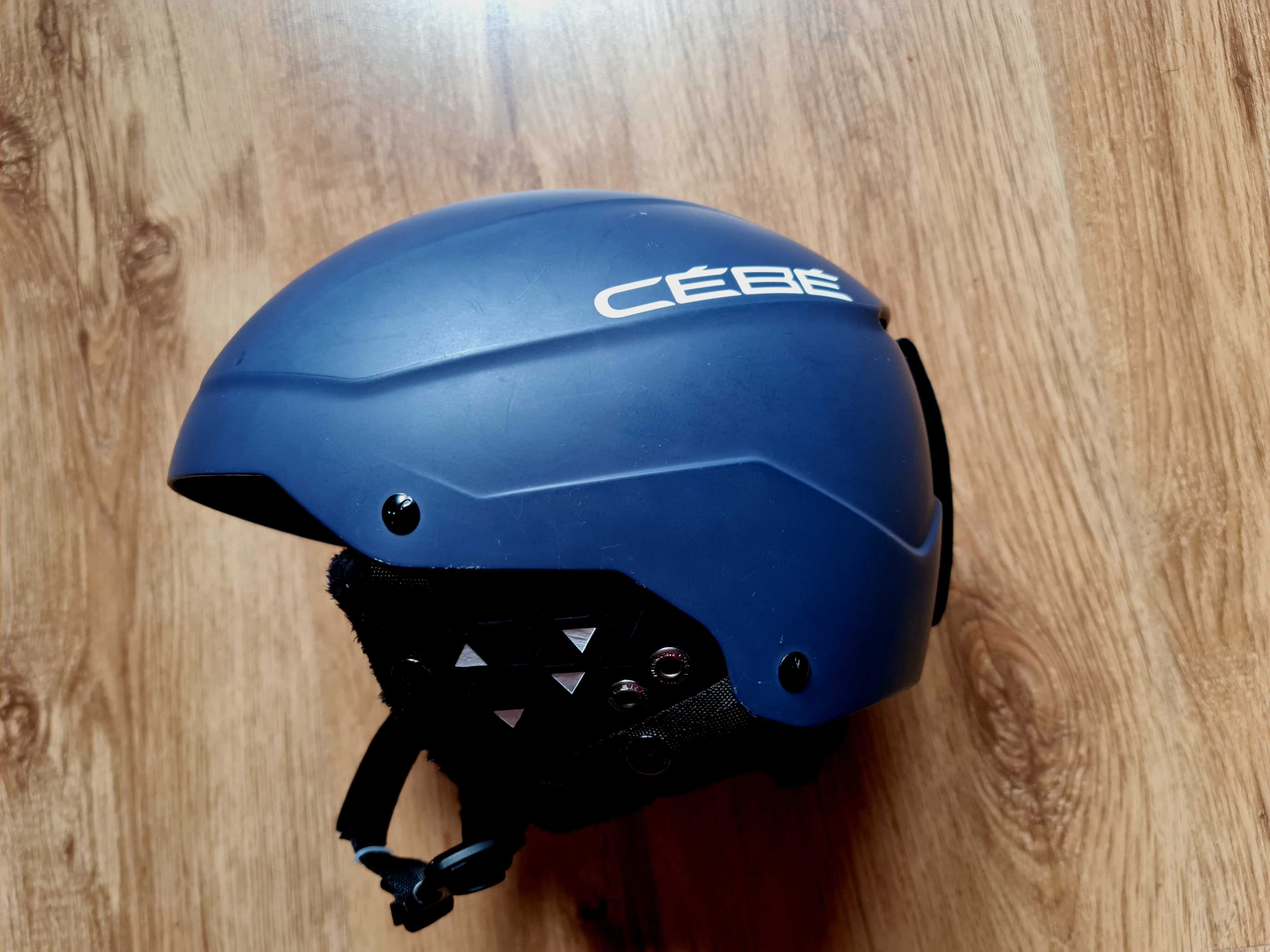 Kask narciarski Element Matt Cebe 56-58cm Medium ABS Matt Blue