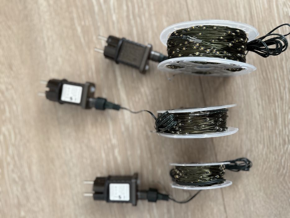 Гірлянда роса в теплому та холодному кольорі